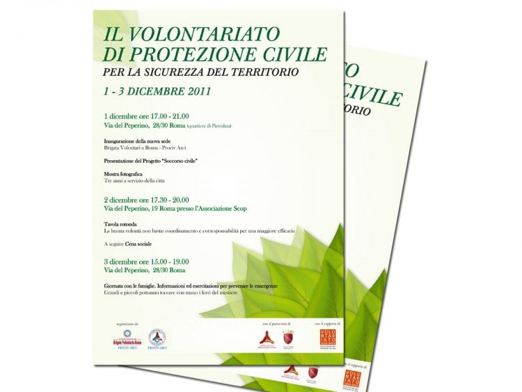 Roma, Pietralata: il volontariato di protezione civile per la sicurezza del territorio