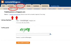comprare dominio blogger