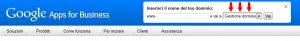 gestione dominio google app