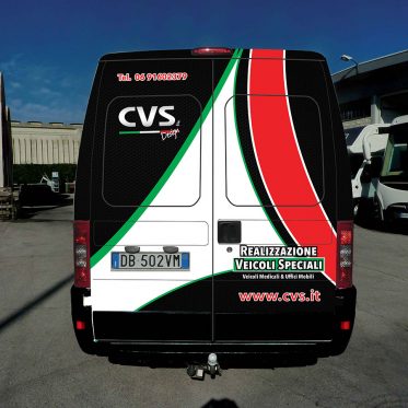 Deisgn Furgone CSV per Car Wrapping
