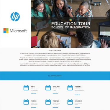 Education Tour Microsoft e Hp
