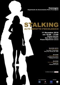 Grafica Editoriale Roma locandina stalking