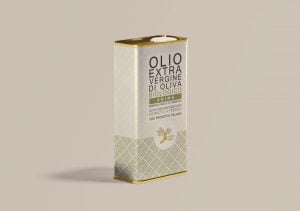 etichette professionali anziendali food latte bottiglie olio biologico Terre di Fra